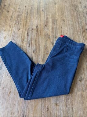 SPANX women’s blue pull-on jeans size Large Petite